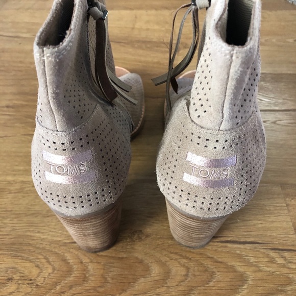 TOMS Majorca Peep Toe Boot - Picture 4 of 6